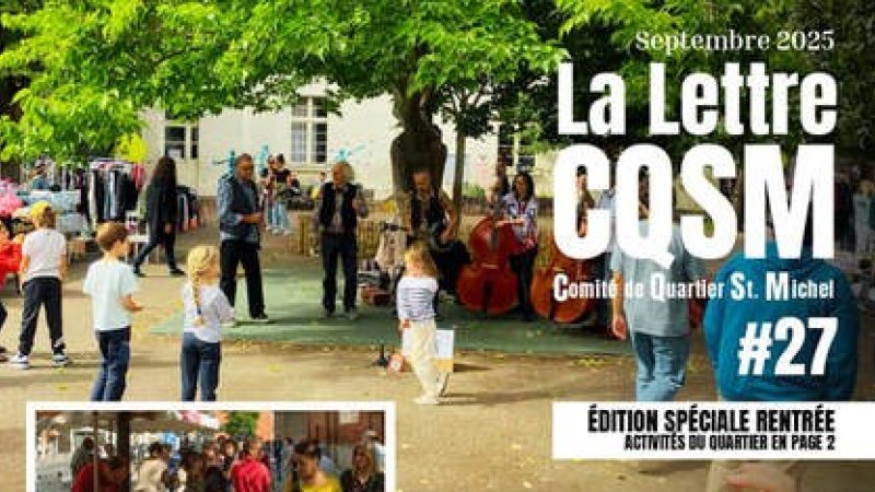 La Lettre du comité #27 est parue