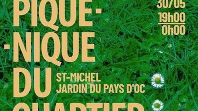Pique-nique de quartier au Jardin du Pays d'Oc